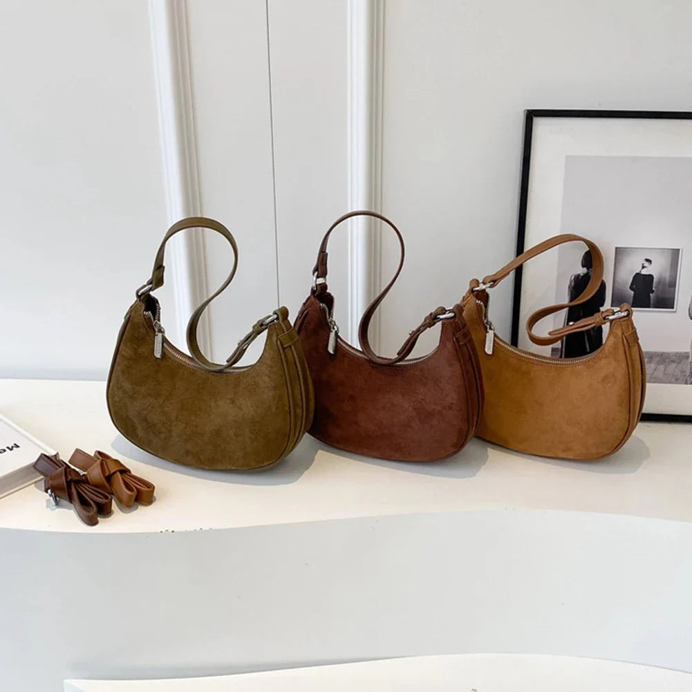 Crescent Half Moon Crossbody Shoulder Bag
