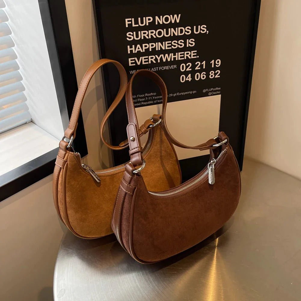 Crescent Half Moon Crossbody Shoulder Bag