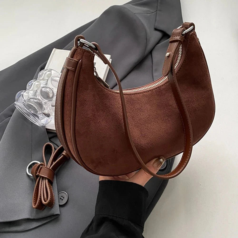 Crescent Half Moon Crossbody Shoulder Bag