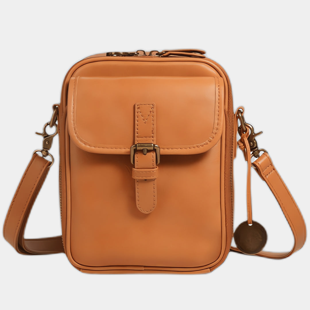 Brown Tan Mini Crossbody Bag